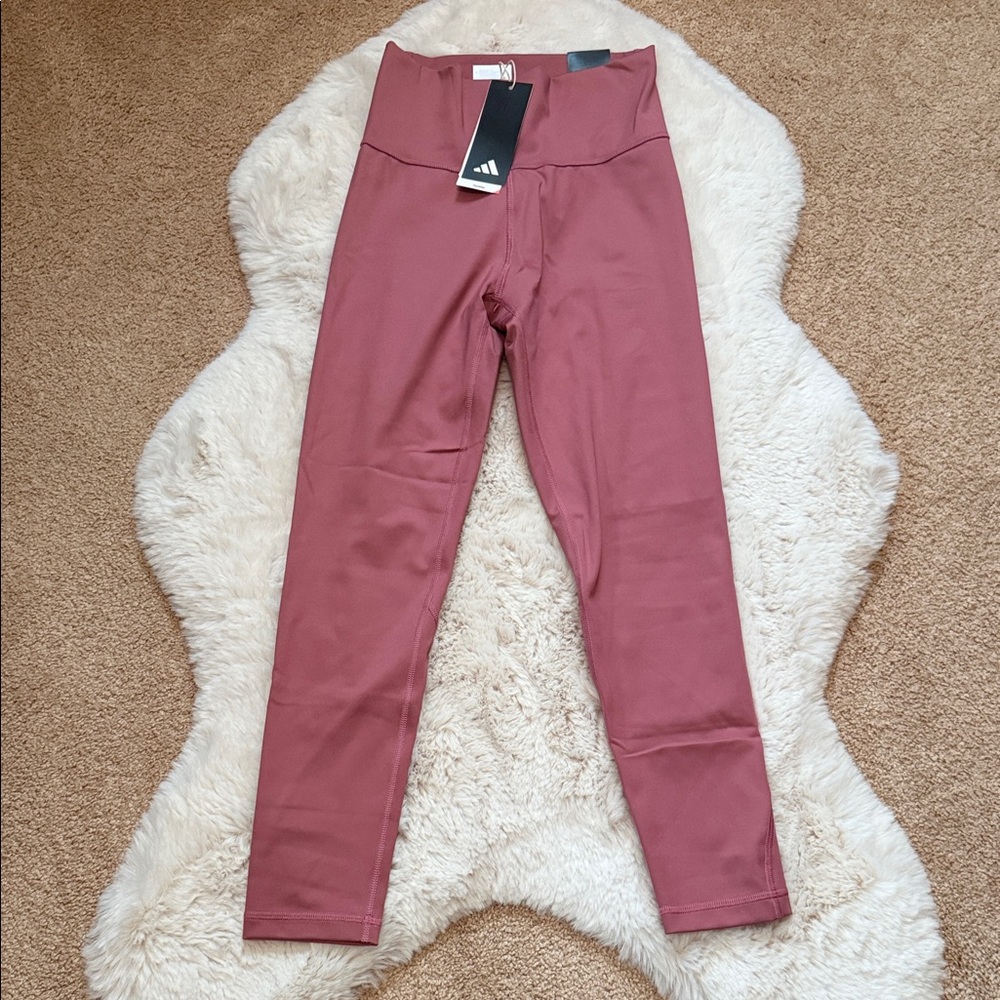 adidas Mauve High-Rise Performance Leggings